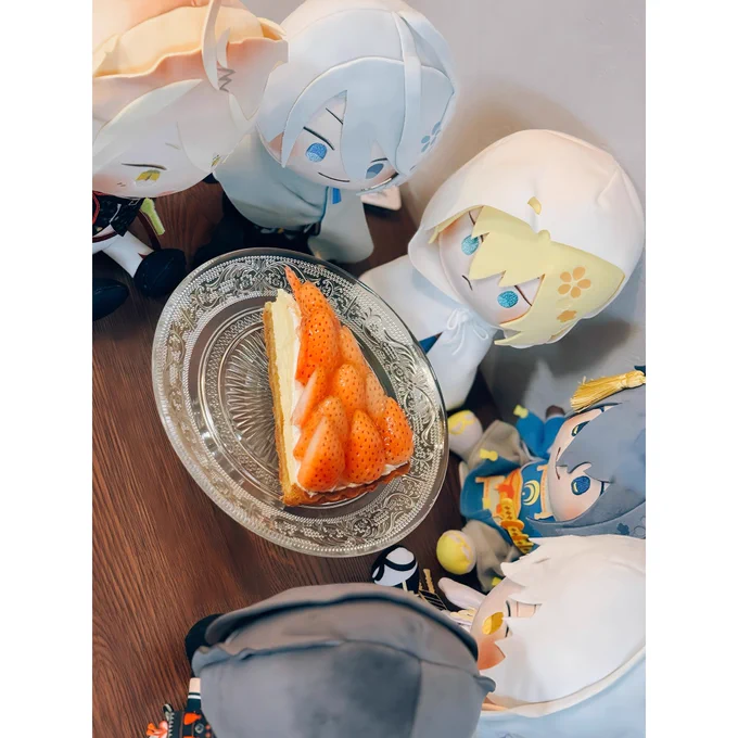 いちごはみんなで分けてね