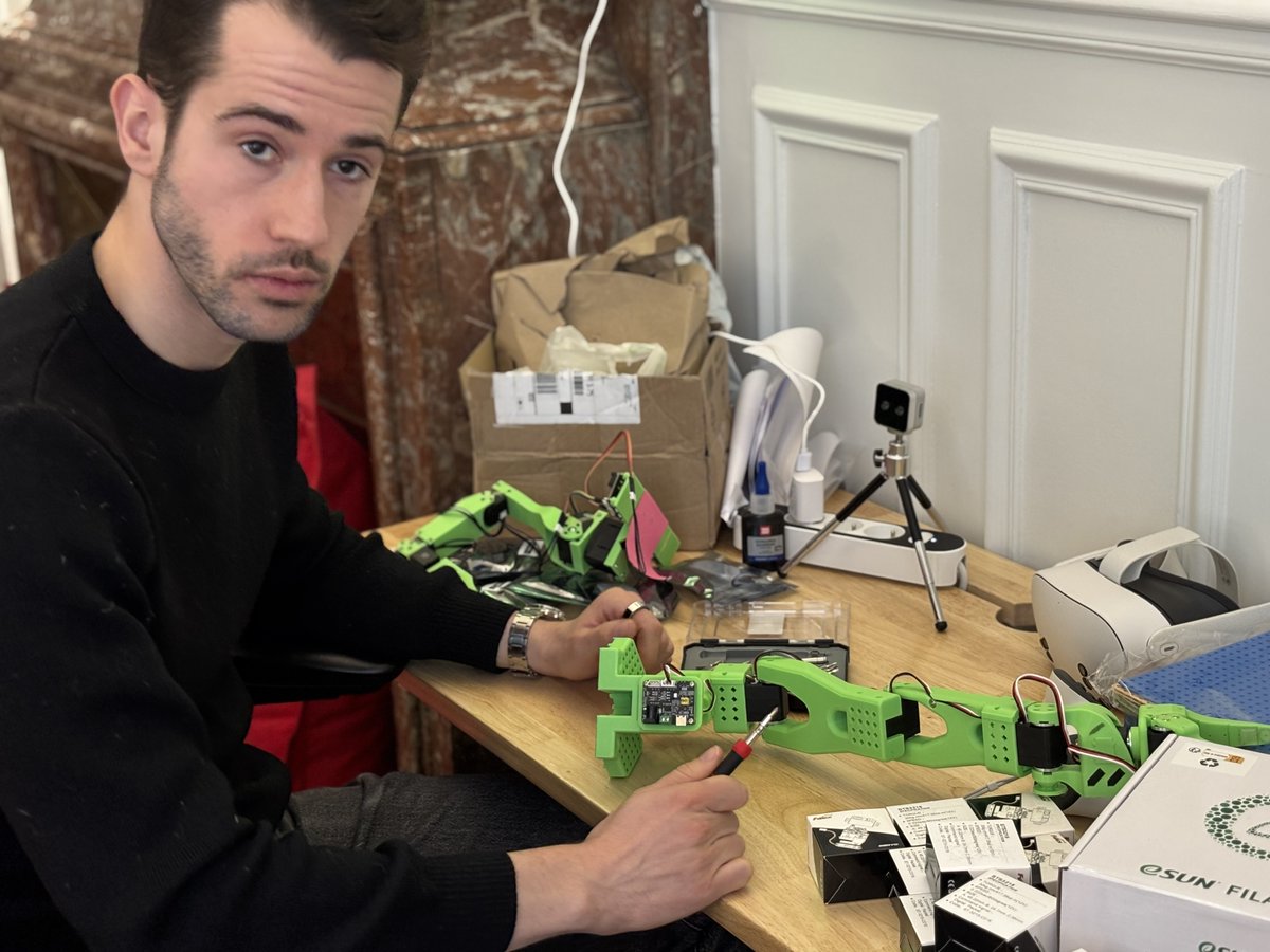 plbiojout's tweet image. Everyone told me: “Don’t get into robotics.”
“It’s too hard, just go build a B2B SaaS.”

But you know me.
I only tried harder.
The next big leap is physical AI: AI models that interact with the real world.

But today, building AI for robots is almost impossible unless you&apos;re…