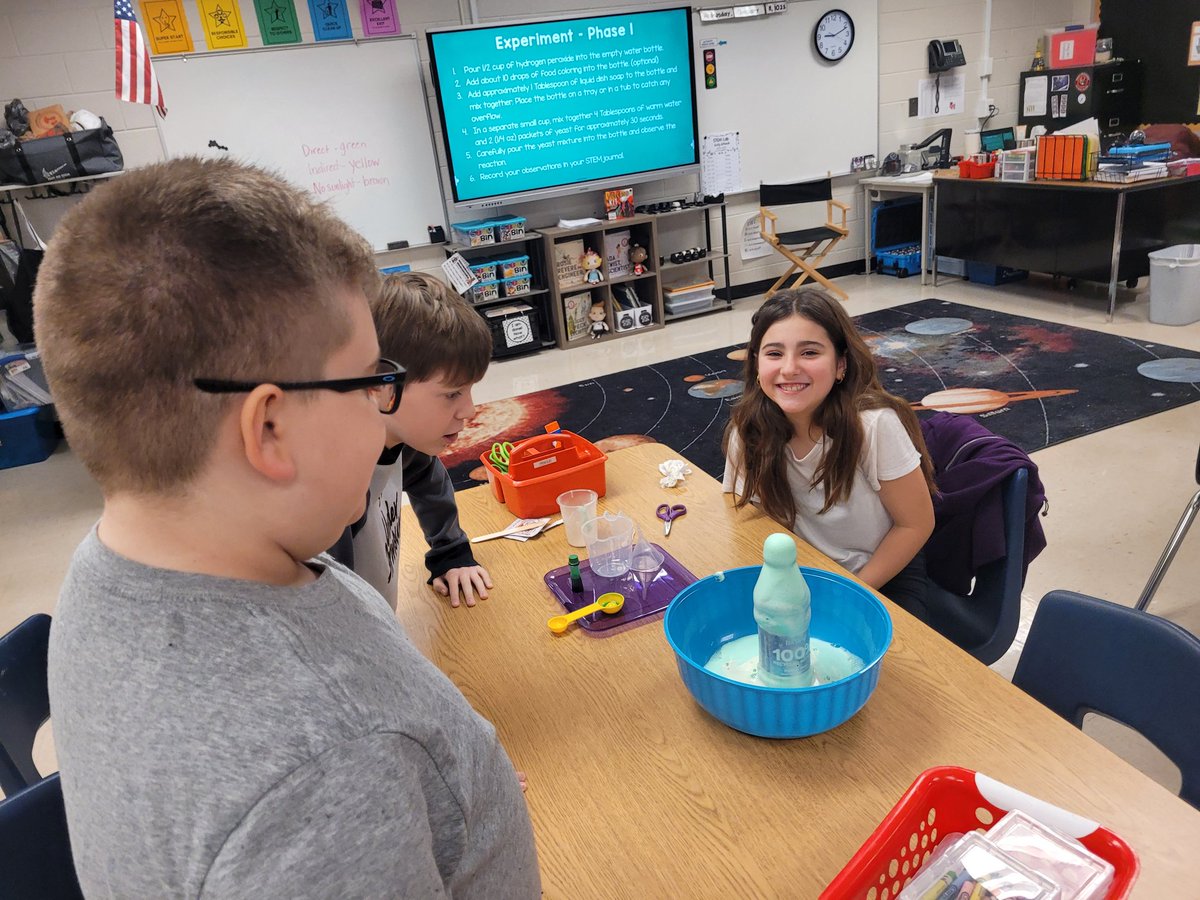 Angela Smith (@mrssmithstemlab) on Twitter photo No better way to learn about the scientific method than making elephant toothpaste! Our <a href="/PickettsMillES/">Pickett's Mill ES π΄ββ οΈβοΈβ οΈπ¦</a> 5th graders loved it! <a href="/STEMcobb/">Cobb County STEM/STEAM & Innovation Department</a> No better way to learn about the scientific method than making elephant toothpaste! Our <a href="/PickettsMillES/">Pickett's Mill ES π΄ββ οΈβοΈβ οΈπ¦</a> 5th graders loved it! <a href="/STEMcobb/">Cobb County STEM/STEAM & Innovation Department</a>