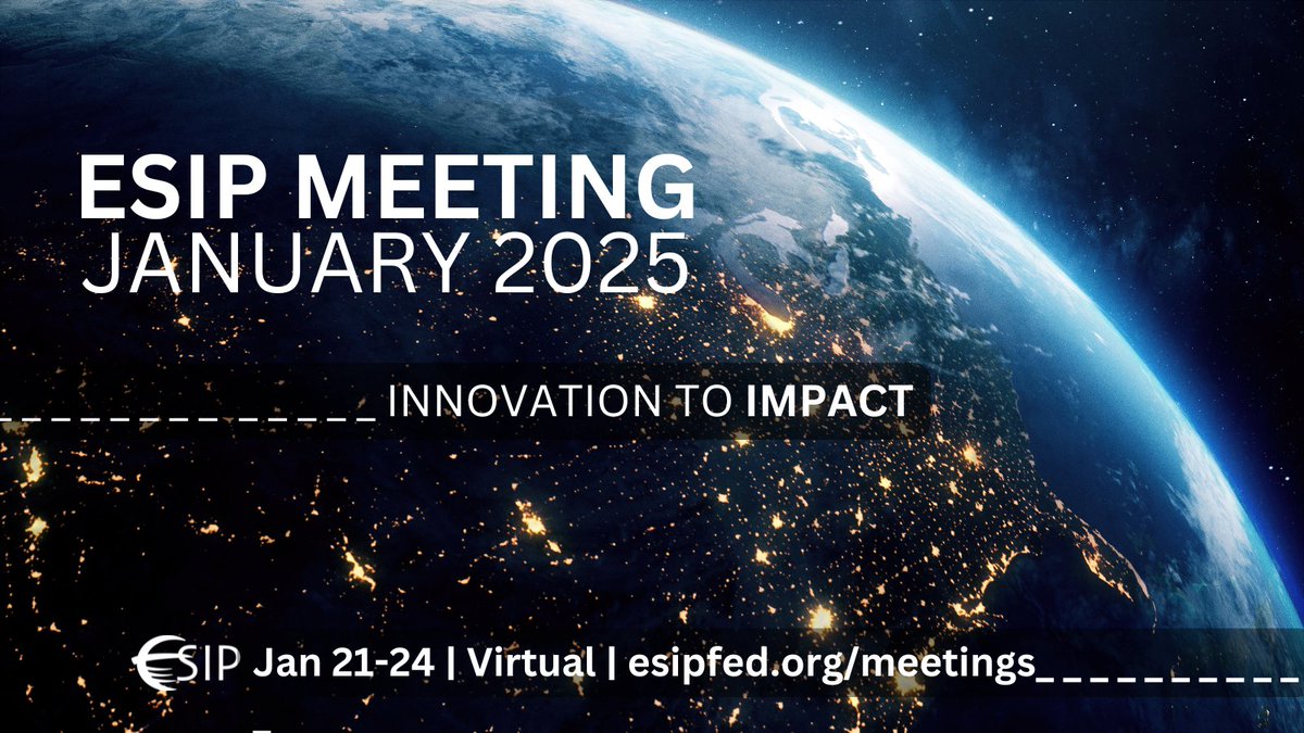 NOAANCEI's tweet image. 🤓 Join NCEI and our partners in one week to discuss Earth science data at the 2025 virtual @ESIPFed January 2025 Meeting: bit.ly/NCEIatJanuaryE… #EarthScienceData #DataForAll @NASA @USGS @CIRESnews @NCState_NCICS