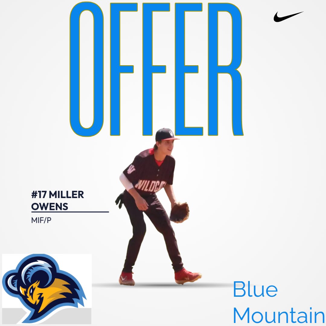 IHSWildcatBaseball (@ihs_wildcatbsb) on Twitter photo Congratulations to our very own Miller Owens for getting his first college baseball offer from Blue Mountain Christian University. Couldn’t think of a more hard working kid. <a href="/OwensMiller17/">Miller Owens</a> <a href="/BMC_BSB/">Blue Mountain Christian Baseball</a> Congratulations to our very own Miller Owens for getting his first college baseball offer from Blue Mountain Christian University. Couldn’t think of a more hard working kid. <a href="/OwensMiller17/">Miller Owens</a> <a href="/BMC_BSB/">Blue Mountain Christian Baseball</a>