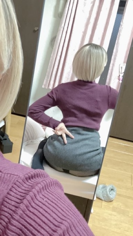 デカ尻写真も撮れたからみて