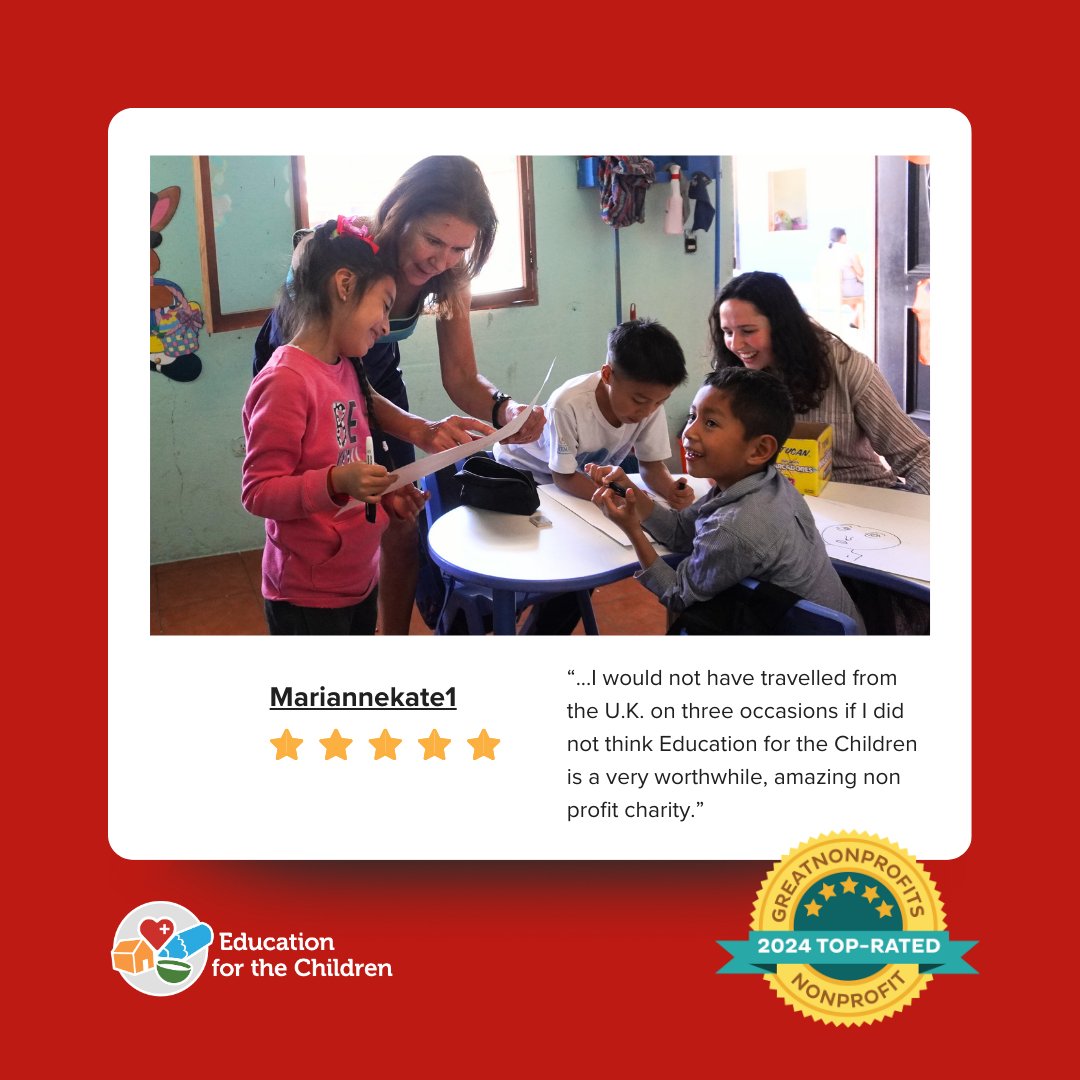 EFTCFoundation's tweet image. 🎉✨ We’re thrilled to announce that EFTC has been named a 2024 Top-Rated Nonprofit by GreatNonprofits! 🏆💙
📩 For more info about volunteering, contact us at: visitors@eftcfoundation.org
#TopRatedNonprofit #ThankYou #MakeADifference #VolunteerWithUs