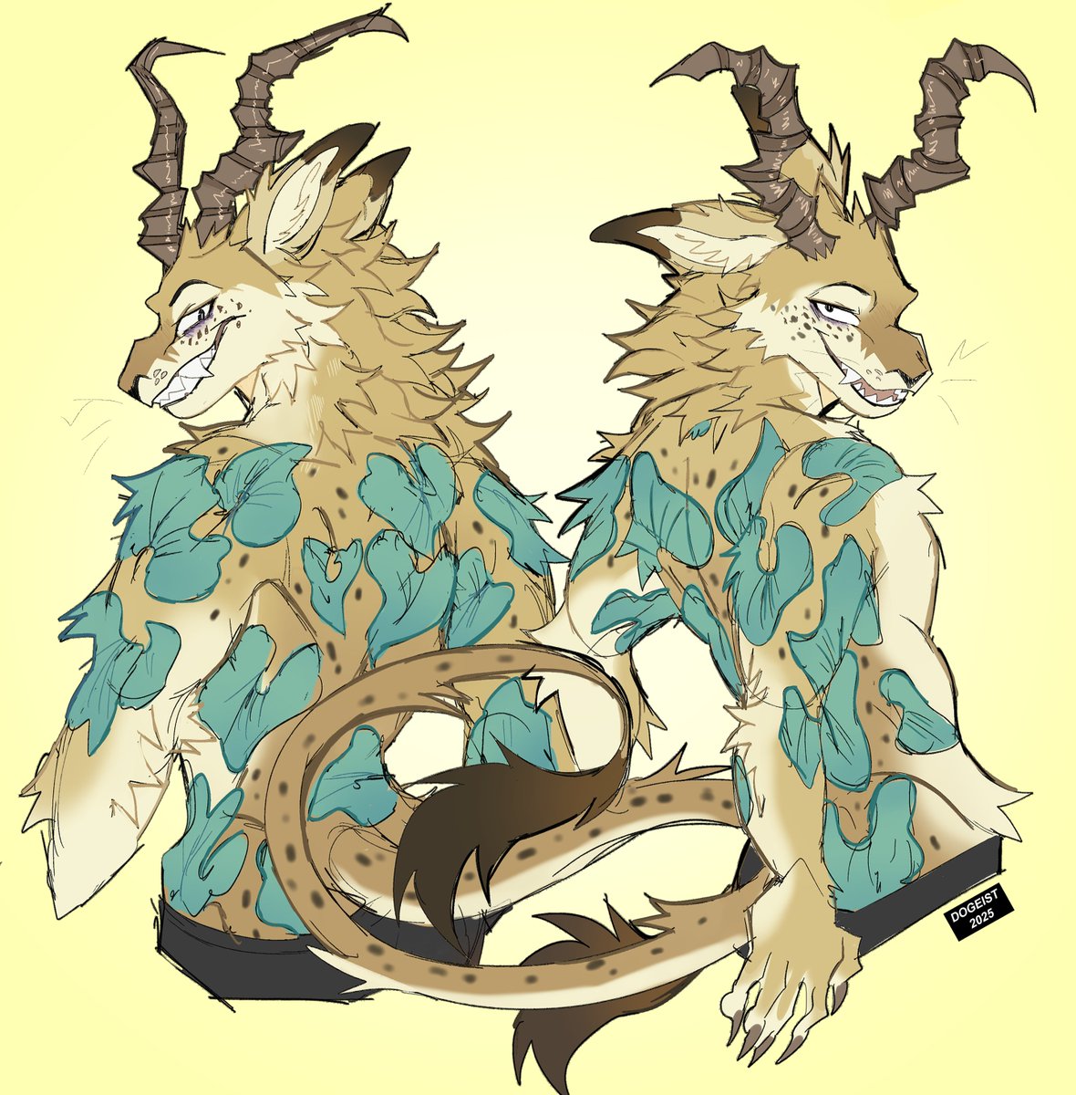 melon back tattoos sketches