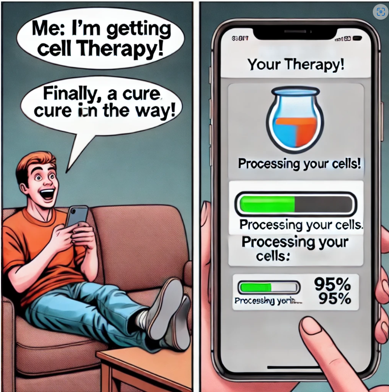 RohitKanwer's tweet photo. Me: I’m getting cell therapy! Finally, a cure is on the way! 🎉
Also me, watching the dashboard stuck at 95%: ⏳😅

The CGT waiting game is real, but digital tools are speeding things up—one process at a time.

#CellAndGeneTherapy #DigitalHealth #PatientJourney #CGTChallenges https://t.co/vjNpRfSeYT