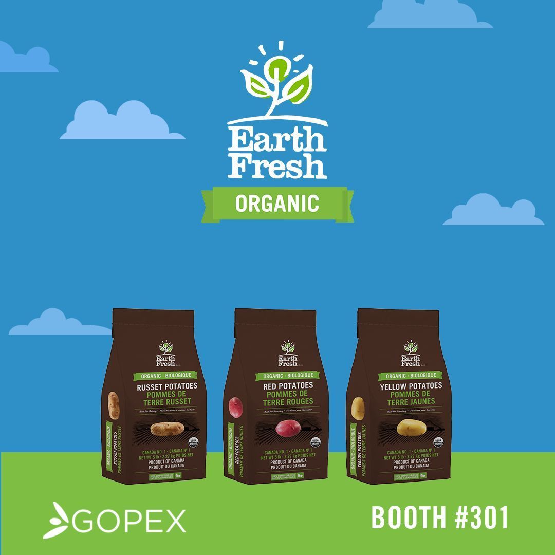 EarthFreshFarms's tweet image. Happening Today! Stop by Booth #301 at the GOPEX Show in Florida to connect with us. Explore our fresh, high-quality potatoes and innovative solutions. We’re excited to see you there! 

#GOPEX #Booth301 #EarthFresh #Fyp