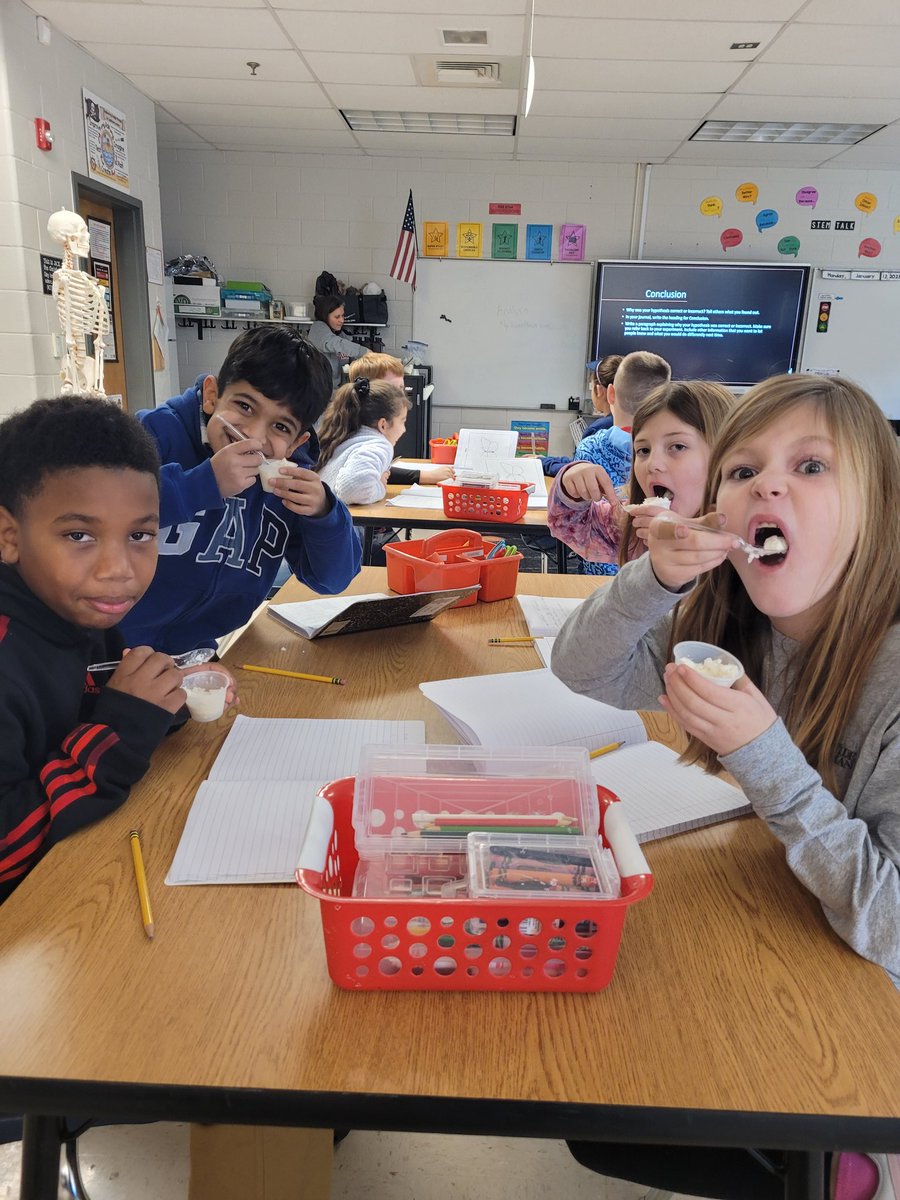 Angela Smith (@mrssmithstemlab) on Twitter photo Our <a href="/PickettsMillES/">Pickett's Mill ES π΄ββ οΈβοΈβ οΈπ¦</a> 3rd graders explored how salt is used to make ice cream using the scientific method. Eating the ice cream was the best part! <a href="/STEMcobb/">Cobb County STEM/STEAM & Innovation Department</a> Our <a href="/PickettsMillES/">Pickett's Mill ES π΄ββ οΈβοΈβ οΈπ¦</a> 3rd graders explored how salt is used to make ice cream using the scientific method. Eating the ice cream was the best part! <a href="/STEMcobb/">Cobb County STEM/STEAM & Innovation Department</a>