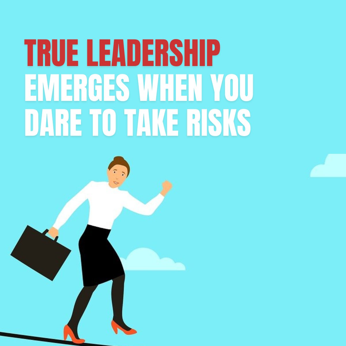 Did you know that risk-taking fosters innovation and growth? True leadership emerges when you embrace uncertainty. 

So, BE COURAGEOUS:
- Take bold steps.
- Learn from failures.
- Inspire your team to innovate.

Choose challenges—and thrive!

#risktaking #courage #Leadership