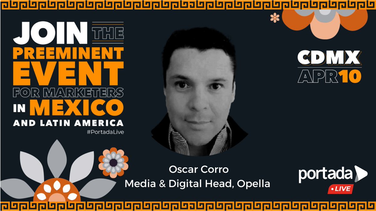 ¡No te pierdas a Oscar Corro en #PortadaLiveCDMX el próximo 10 de abril! ️ Como Media &amp; Digital Head de Opella, compartirá su visión sobre los desafíos que enfrentan los brand marketers. ¿Cómo navegar en este nuevo panorama? ¡Descúbrelo! 
--- >>> lnkd.in/ddjKGTjp