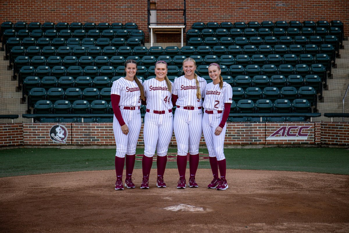Florida State Softball 🥎 (@fsu_softball) on Twitter photo Keep an eye on them👀
All four of our freshman were named to the <a href="/SoftbalAmerica/">Softball America</a> Freshman Watch List🍢
#Team42 Keep an eye on them👀
All four of our freshman were named to the <a href="/SoftbalAmerica/">Softball America</a> Freshman Watch List🍢
#Team42