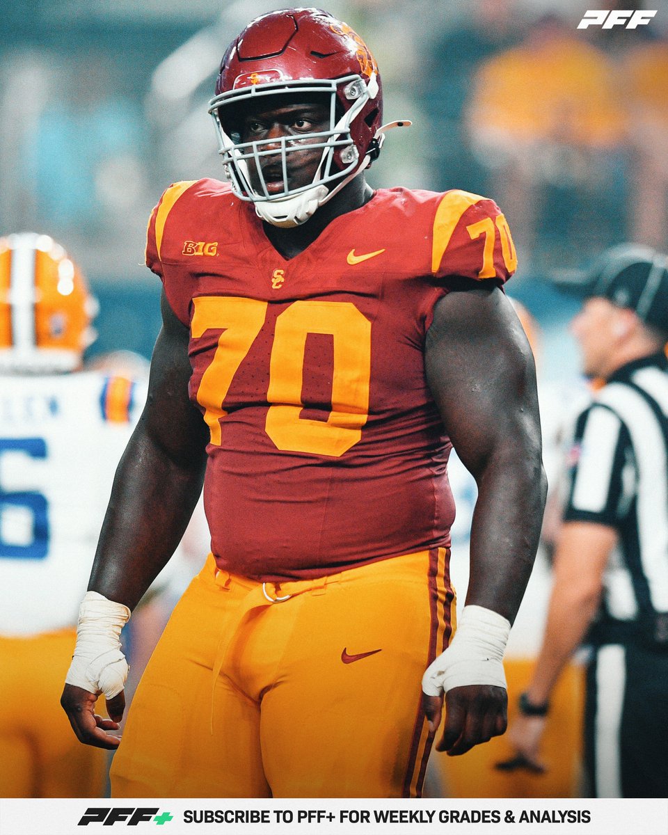 PFF College (@pff_college) on Twitter photo Former USC OL Emmanuel Pregnon has committed to Oregon, per <a href="/Hayesfawcett3/">Hayes Fawcett</a>
🦆 ZERO Sacks Allowed Since 2023 (1,066 Pass Block Snaps) Former USC OL Emmanuel Pregnon has committed to Oregon, per <a href="/Hayesfawcett3/">Hayes Fawcett</a>
🦆 ZERO Sacks Allowed Since 2023 (1,066 Pass Block Snaps)