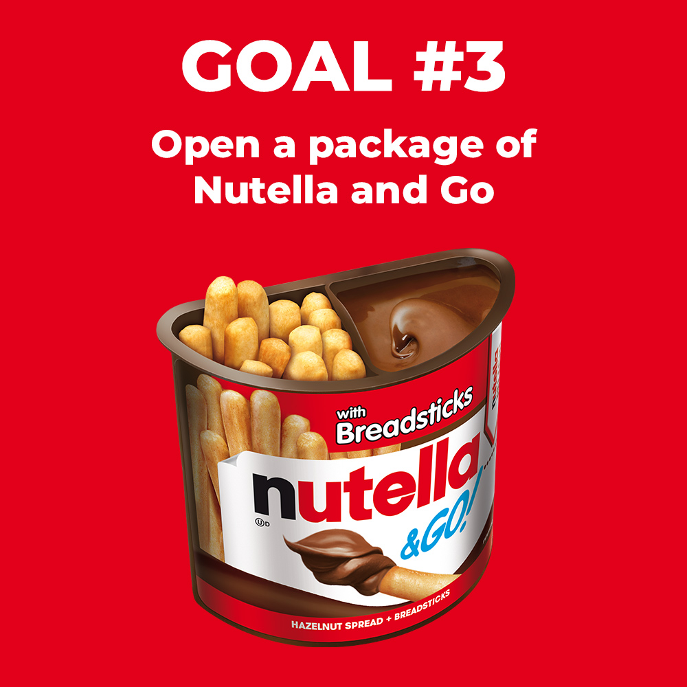 NutellaUSA's tweet photo. Nutella n’ GO while you Nutella n’ Goal ✨ #NutellaLove #2025Goals #NutellaGo https://t.co/SYFUoVncMe