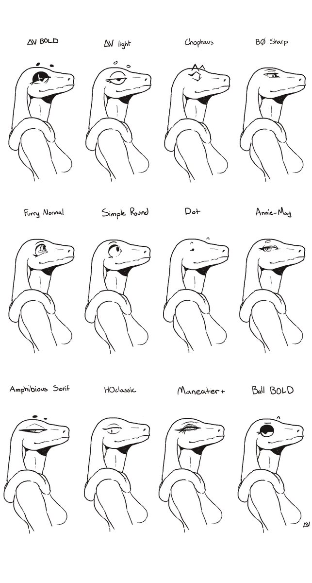 who else is workin on their eye fonts?