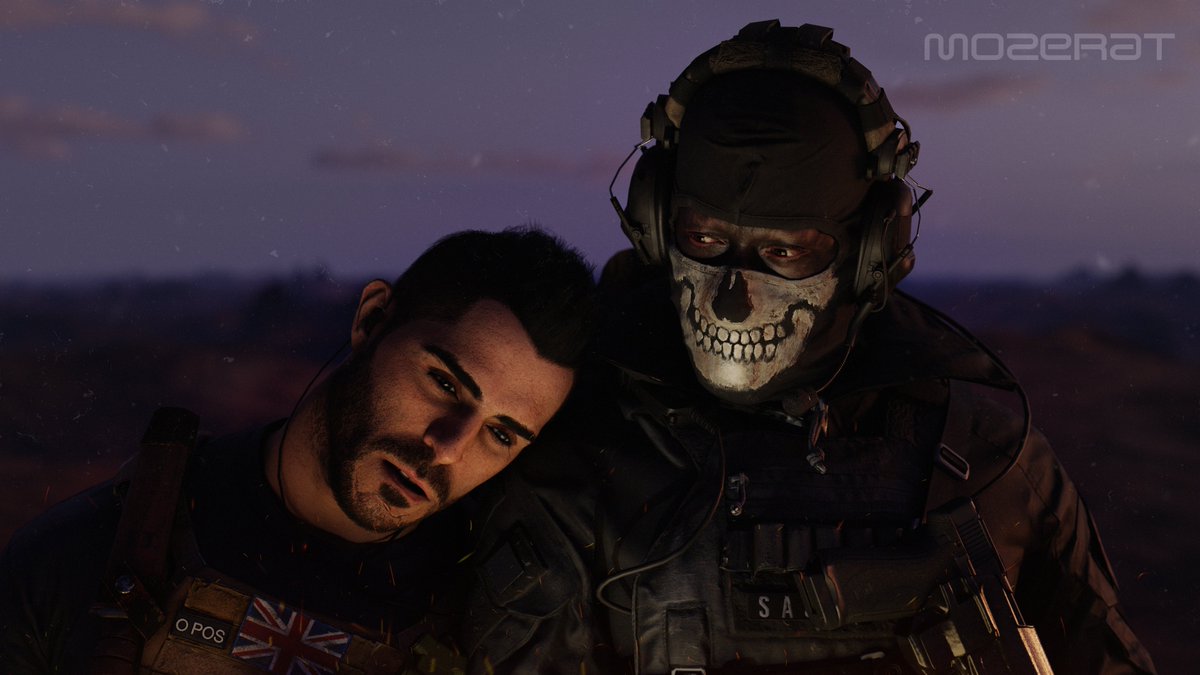 m0zerat's tweet photo. - You know, LT, I feel like I've known you my whole life.
- Who knows, maybe in a past life we ​​were two halves of the same dog.

#MW3 #MWIII #GhostSoap #Ghoap #MW2 #CallofDutyfanart #callofduty📷 #soap #soapghost #cod https://t.co/o7ITz5QkIE