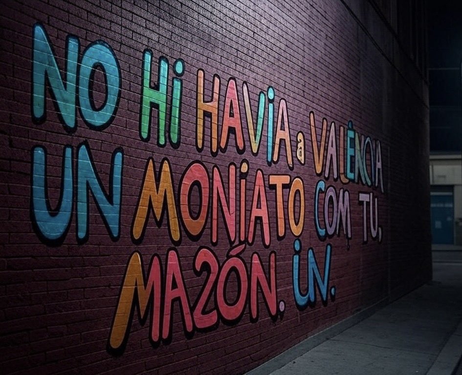 Graffitis que molen mogolló.