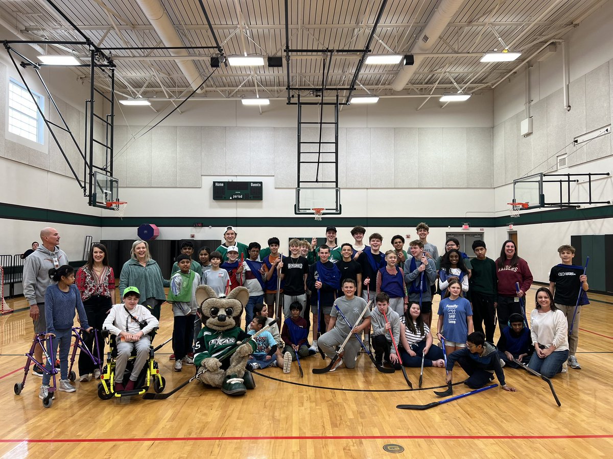 x - Texas Stars (@texasstars) on Twitter photo floor hockey fun! 🏒
Becks, Loofty and Ringo visited Stiles Middle School in Leander today! Along with the help of <a href="/TxChildrensATX/">Texas Children's</a>, we donated all the equipment to the school 🥅 floor hockey fun! 🏒
Becks, Loofty and Ringo visited Stiles Middle School in Leander today! Along with the help of <a href="/TxChildrensATX/">Texas Children's</a>, we donated all the equipment to the school 🥅