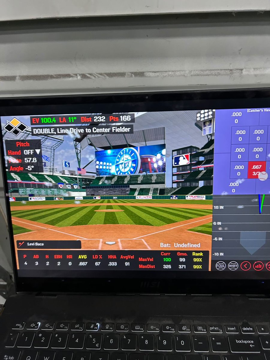 Driveline Academy HS Freshman <a href="/levi_b14/">Levi Baca</a> with a 100 mph PR 🚀 yesterday on Hittrax