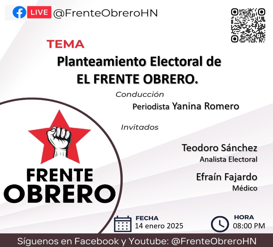 El proceso electoral y la posición de Frente Obrero.
