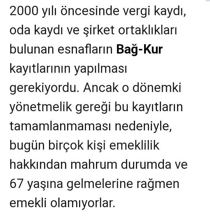 Sevcan (@sevcan66063940) on Twitter photo <a href="/BAGKURDERNEGI/">BAĞKUR VE EMEKLİLERİ DERNEĞİ (BAĞ-DER)</a> Sn. <a href="/isikhanvedat/">Prof. Dr. Vedat Işıkhan</a> <a href="/vedatbilgn/">Vedat Bilgin</a> <a href="/Akparti/">AK Parti</a> <a href="/avabdullahguler/">Abdullah Güler</a> engel değil çözüm olun,
Vergi Ve Oda Kaydı Olup Bağkura Kaydı Olmayan #TESCİL Mağduriyetini <a href="/RTErdogan/">Recep Tayyip Erdoğan</a> ve <a href="/tcbestepe/">T.C. Cumhurbaşkanlığı</a> İlettiğinizi Düşünmüyoruz <a href="/RTErdogan/">Recep Tayyip Erdoğan</a> Başkanm Çözüm İçin desteklerinizi Rica Ederiz
#BağkurTESCİLMağdurları <a href="/BAGKURDERNEGI/">BAĞKUR VE EMEKLİLERİ DERNEĞİ (BAĞ-DER)</a> Sn. <a href="/isikhanvedat/">Prof. Dr. Vedat Işıkhan</a> <a href="/vedatbilgn/">Vedat Bilgin</a> <a href="/Akparti/">AK Parti</a> <a href="/avabdullahguler/">Abdullah Güler</a> engel değil çözüm olun,
Vergi Ve Oda Kaydı Olup Bağkura Kaydı Olmayan #TESCİL Mağduriyetini <a href="/RTErdogan/">Recep Tayyip Erdoğan</a> ve <a href="/tcbestepe/">T.C. Cumhurbaşkanlığı</a> İlettiğinizi Düşünmüyoruz <a href="/RTErdogan/">Recep Tayyip Erdoğan</a> Başkanm Çözüm İçin desteklerinizi Rica Ederiz
#BağkurTESCİLMağdurları