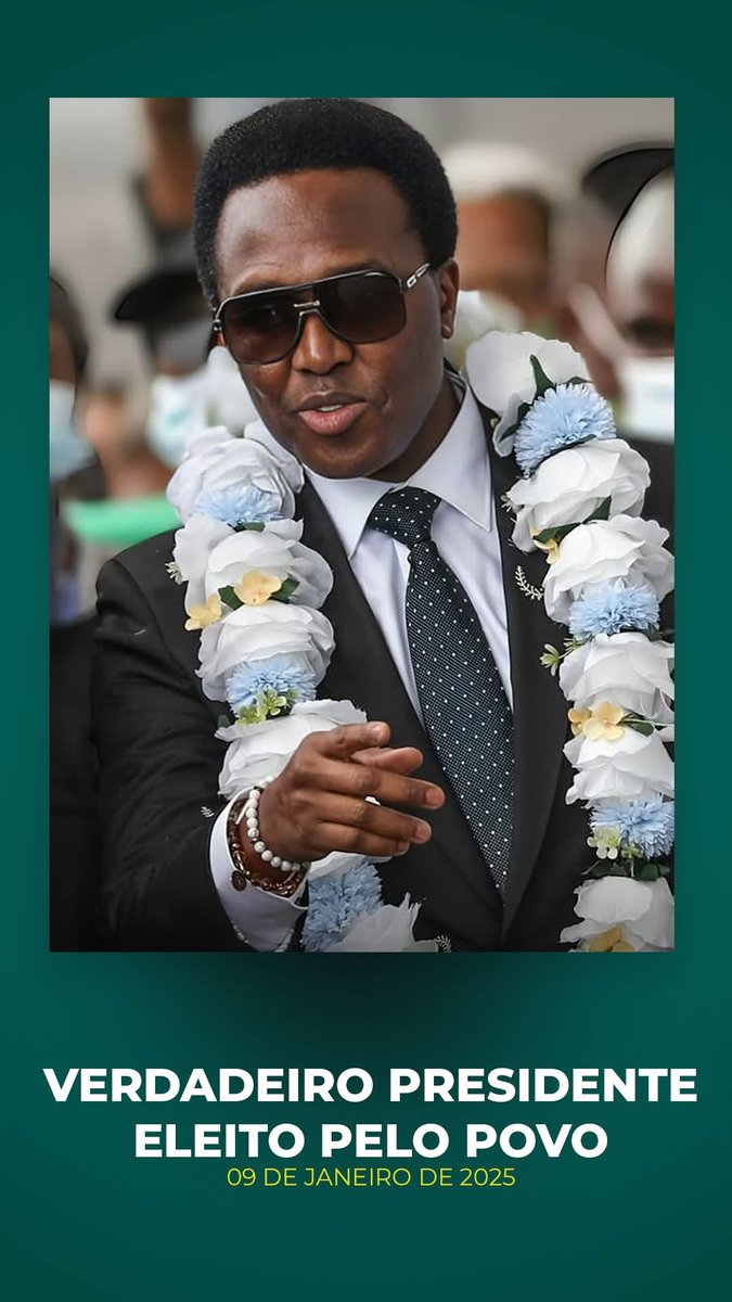 mozinforma's tweet photo. ‼️ Venâncio Mondlane se considera o verdadeiro Presidente eleito pelo Povo Moçambicano. https://t.co/JRsRMrvmWw