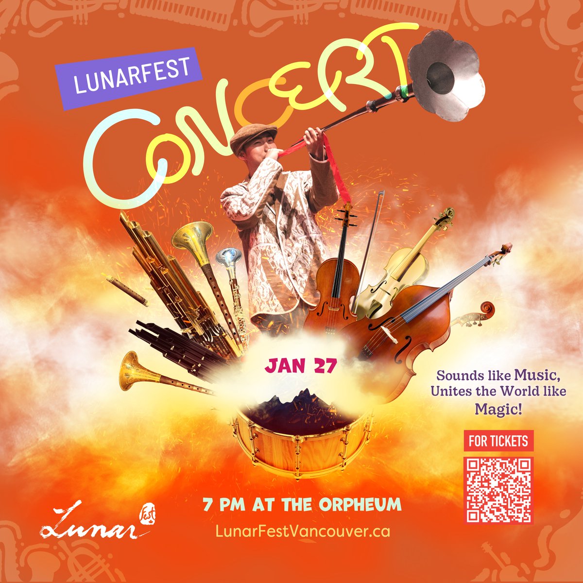Gateway Theatre (@gatewaythtr) on Twitter photo <a href="/LunarFest/">LunarFest Vancouver</a> Concert returns to the Orpheum to welcome the Year of the Snake with music from both sides of the ocean. 🐍 The concert will also showcase traditional instruments with Suona Gang from Taiwan. 🎶
Jan 27 @ 7pm
Orpheum
🎫: lunarfestvancouver.ca/2025-concert/
#LunarFestConcert <a href="/LunarFest/">LunarFest Vancouver</a> Concert returns to the Orpheum to welcome the Year of the Snake with music from both sides of the ocean. 🐍 The concert will also showcase traditional instruments with Suona Gang from Taiwan. 🎶
Jan 27 @ 7pm
Orpheum
🎫: lunarfestvancouver.ca/2025-concert/
#LunarFestConcert
