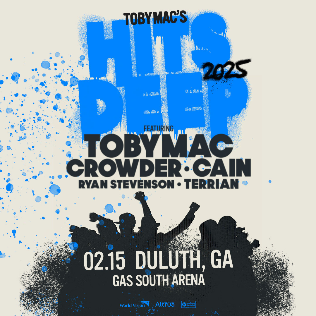 🚨 TobyMac’s Hits Deep Tour 2025 is coming to Gas South Arena on 2/15! 🎤 Don’t miss out! Tune in to the Beth Bacall Show TODAY for a chance to win FREE tickets! 🎟️ <a href="/Awakeningevents/">Awakening Events</a>

#TobyMac #HitsDeepTour2025 #LiveMusic #WorshipTogether