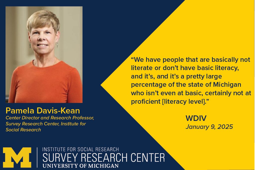 The 3rd grade is critical for students' future learning. The MI Dept of Education have found literacy scores have been dropping since the pandemic. Pamela Davis-Kean says, "We have people that are basically not literate or don’t have basic literacy." myumi.ch/Rm6A2