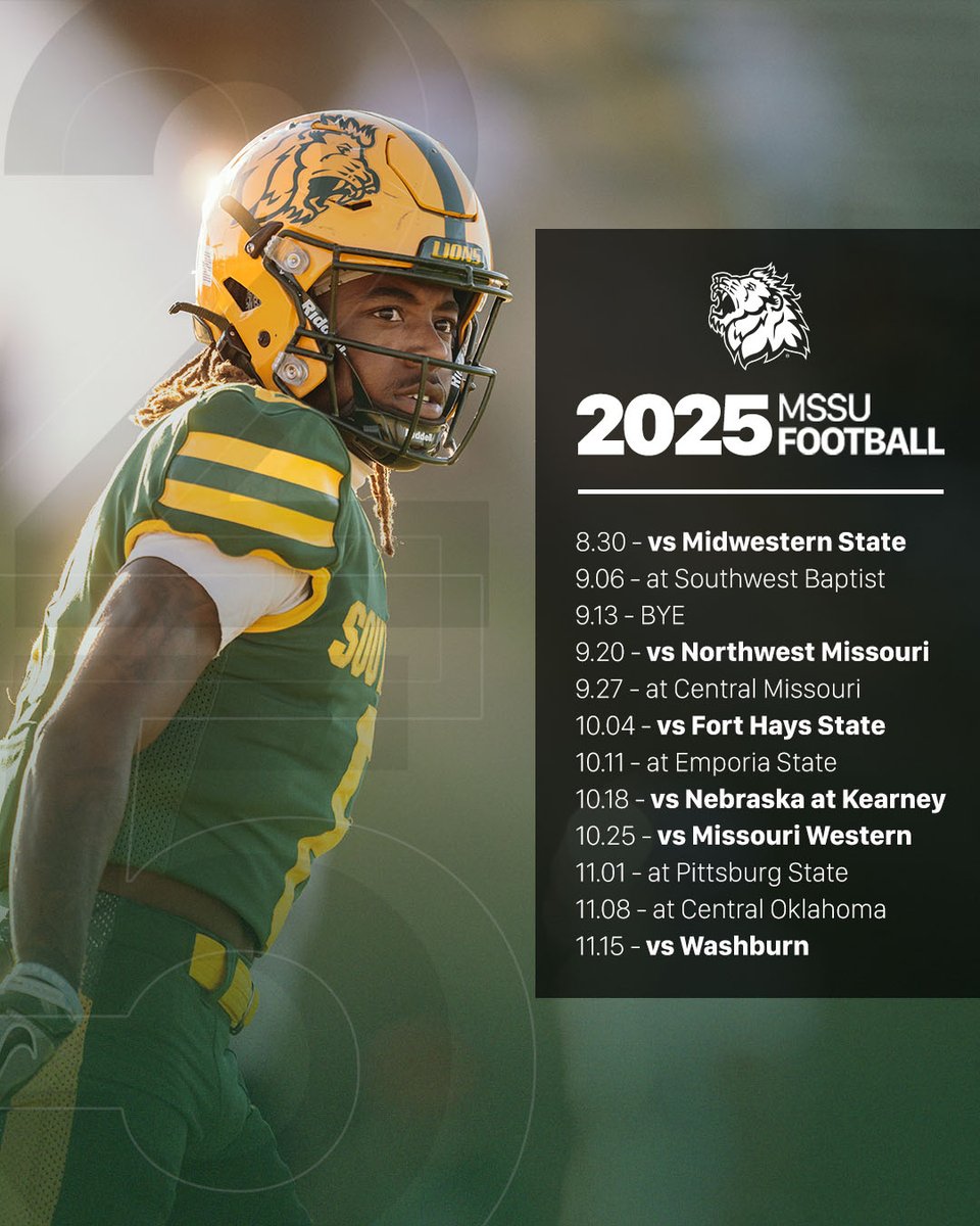 2025 Football Schedule Release 🦁