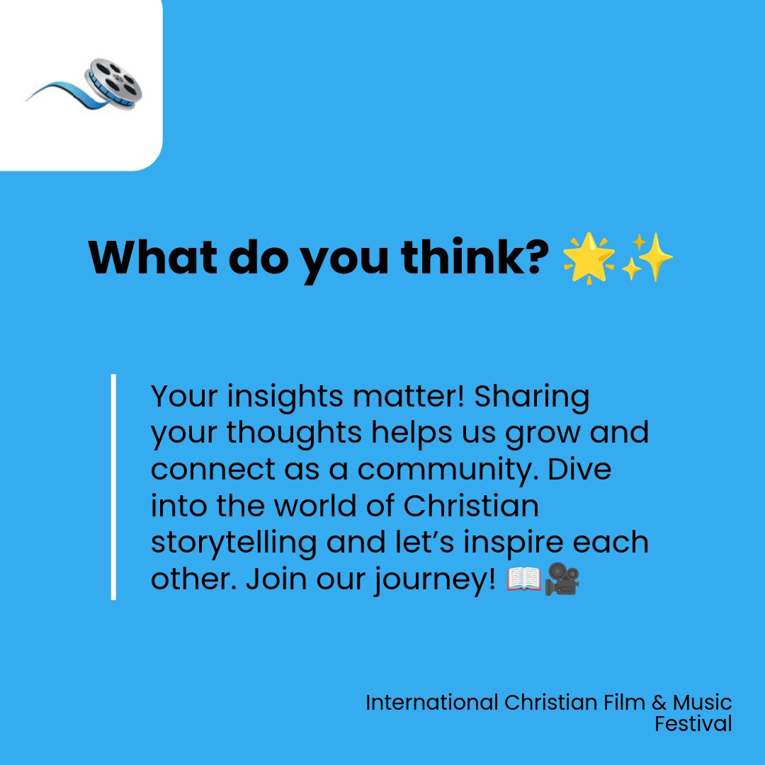 Unforgettable lessons

1. Faith deepens narratives  

2. Christian cinema inspires change  

🎬✨ #ChristianCinema #StorytellingMagic  

Share your thoughts or sign up for our newsletter!