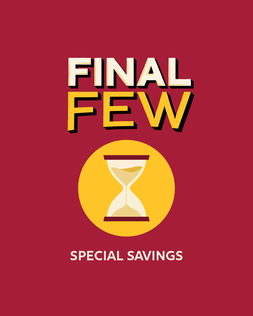 Start your year off right with the Final Few Sale! 🥳 Hundreds of items at closeout prices. In-store and online!