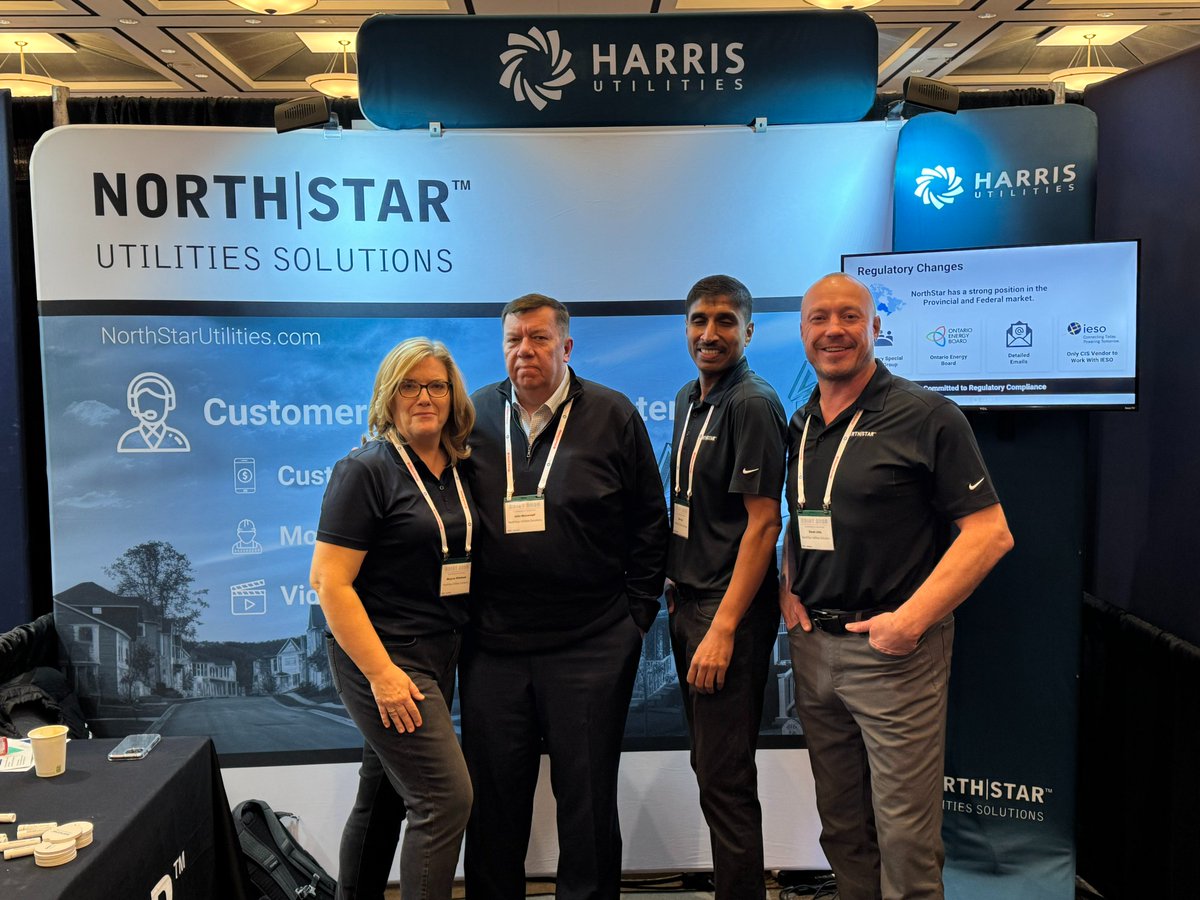 HarrisNorthStar's tweet photo. #EDIST2025 is off to a great start! Join our team at Booth 15 to discuss the challenges utilities face and the innovative solutions NorthStar offers to empower utilities. Live demos, fun swag, and did we mention the chance to win a TV or Apple Watch? See you there 👋 https://t.co/8AZXTD7zk4