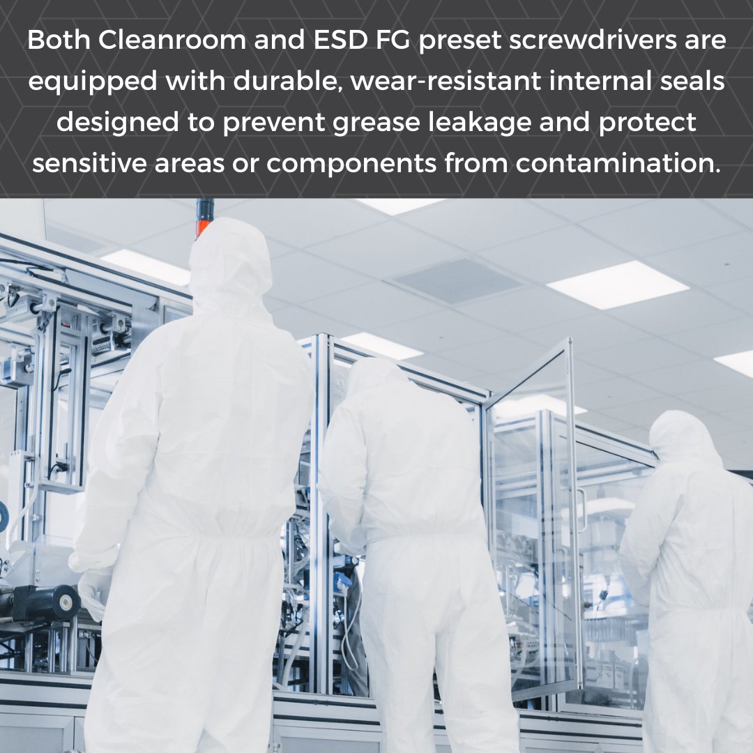 mountztorque's tweet photo. Need tools you can trust in sensitive environments? Discover the Mountz FG Cleanroom and ESD Preset Torque Screwdrivers!

Shop Cleanroom Screwdrivers: https://t.co/3LVILkXlov
Shop ESD Screwdrivers: https://t.co/I22izZkw4x

#CleanroomTools  #ESDSafety #Engineering #Manufacturing https://t.co/lsKCqiy4Jb