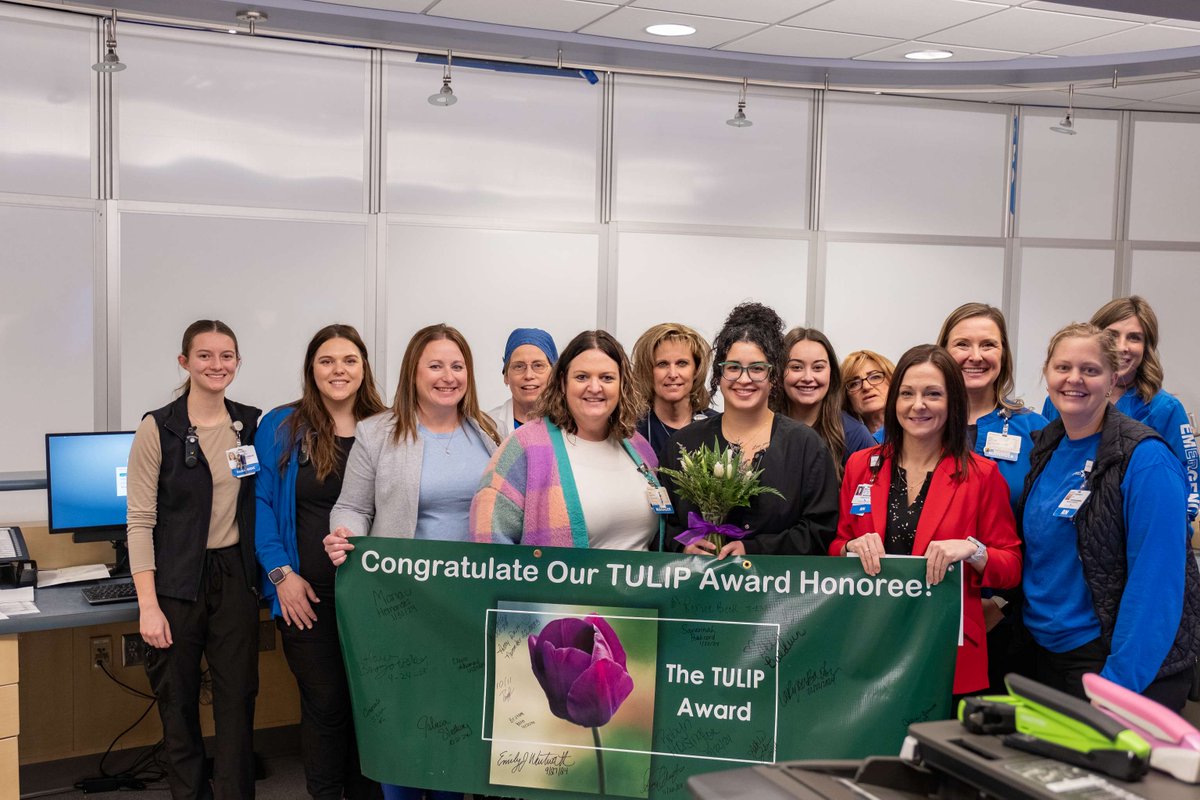 Congratulations to Ashli Jordan, PCT, for receiving the December Tulip Award!

Ashli, thank you for the care you provide daily to your patients. You make a difference in the lives of others. We are grateful that you are part of the Bryan Medical Staff.