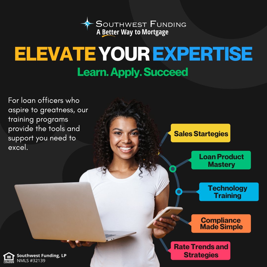 swfunding1's tweet image. Whether you’re building your business or expanding your network, expertise is everything. Let’s connect at SWFunding.com/careers or call 888-245-HIRE today!
.
.
.
#ElevateYourExpertise #TopPerformers #RealEstatePartners #MortgageSuccess #SWFNetwork