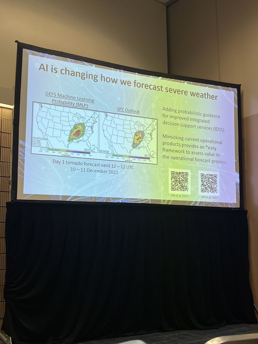 AMS_WAF's tweet photo. From Dr. Aaron Hill - An AI-Machine Learning Probabilities (AI-MLP) Forecast System for Hazardous Weather Prediction
#AMS2025 #AMSWAF #AMSNWP https://t.co/6RP6C0sEer