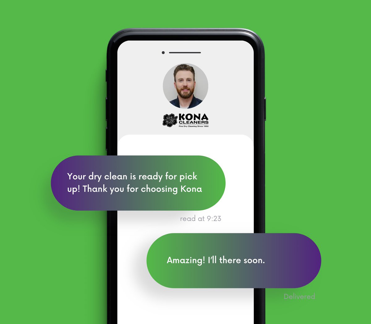 Convenience is just a tap away! 💬 With the Kona Cleaners app, managing your orders has never been easier. Want to give it a try? Click here: konacleaners.com/mobile-app/ 📲 

#LaundrySimplified #KonaApp #KonaCleaners #DryCleaners