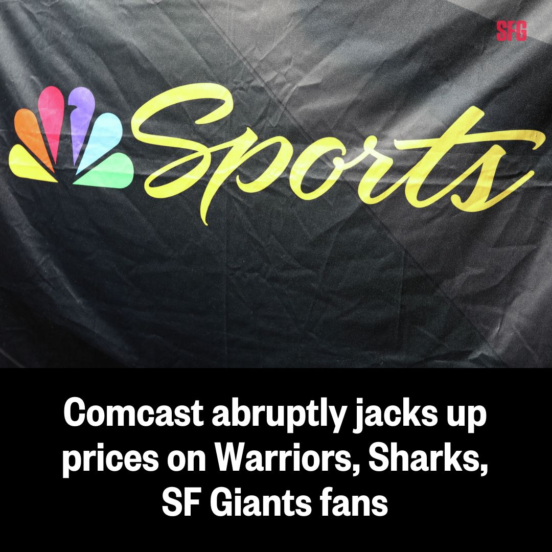 SFGate's tweet photo. Xfinity subscribers in the San Francisco Bay Area were given less than 24 hours' notice of a change to the channel that airs Warriors, Sharks and Giants games.

📝: https://t.co/UTTeFbaw6g https://t.co/pG8UxGfZBy