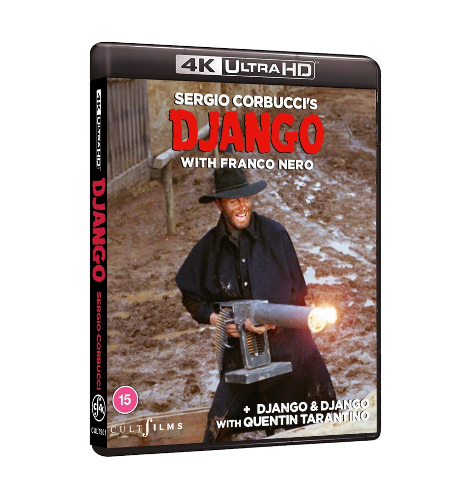 ShamelessFilms's tweet photo. Django on 4K UHD 🤠🌵🔫

Franco Nero’s iconic anti-hero drags a coffin of vengeance in this gritty, genre-defining cult western! Available from all good physical media retailers and direct from Shameless/CultFilms with free P&amp;P for UK customers.

https://t.co/HZG54OS1XY https://t.co/1biduK37pu