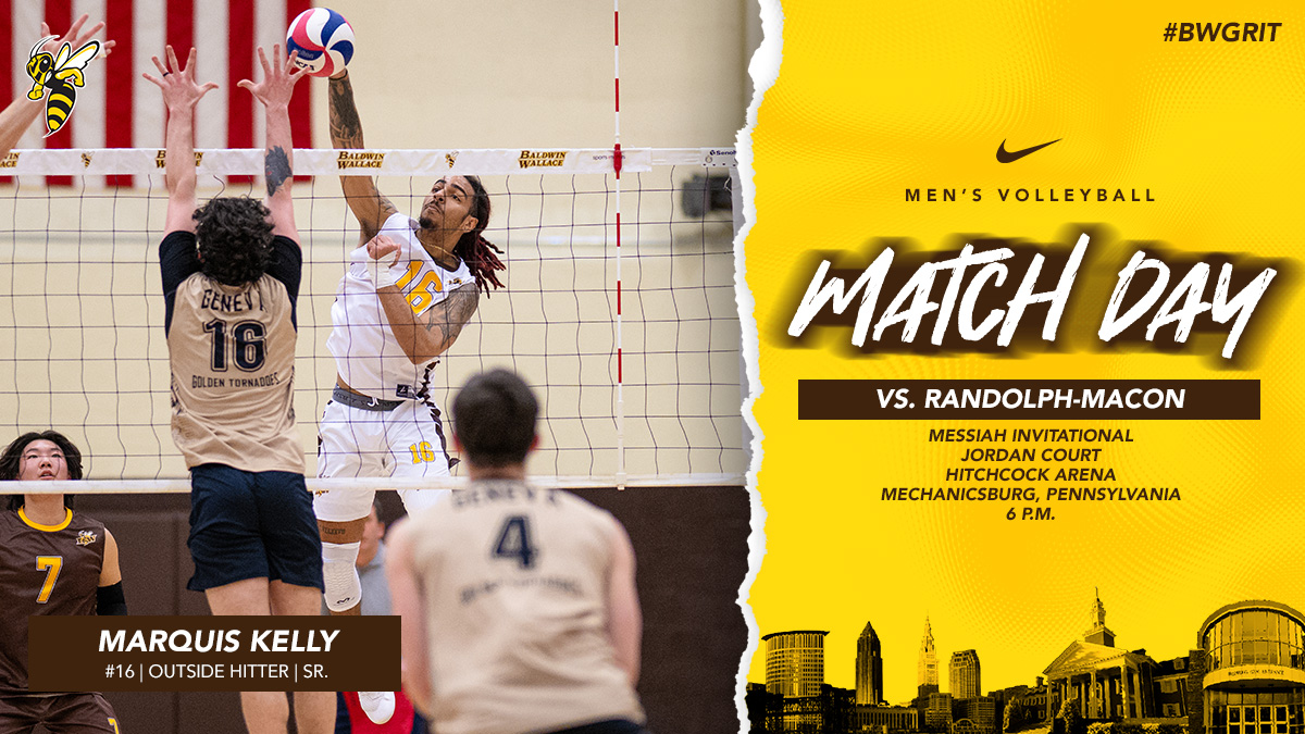 ⌛️ THE WAIT IS ALMOST OVER ⌛️

<a href="/BWMensVB/">Baldwin Wallace Men's Volleyball</a> opens the season at the Messiah Invitational as they take on <a href="/RMCathletics/">Randolph-Macon College Athletics</a>! 🏐🐝

📍: Hitchcock Arena | Mechanicsburg, Pa.
⏰: 6 p.m.
📊: bwyellowjackets.cc/4hfcKxH
📺: bwyellowjackets.cc/3DQsJUt

📸 - <a href="/ErikDrost/">Erik Drost</a>