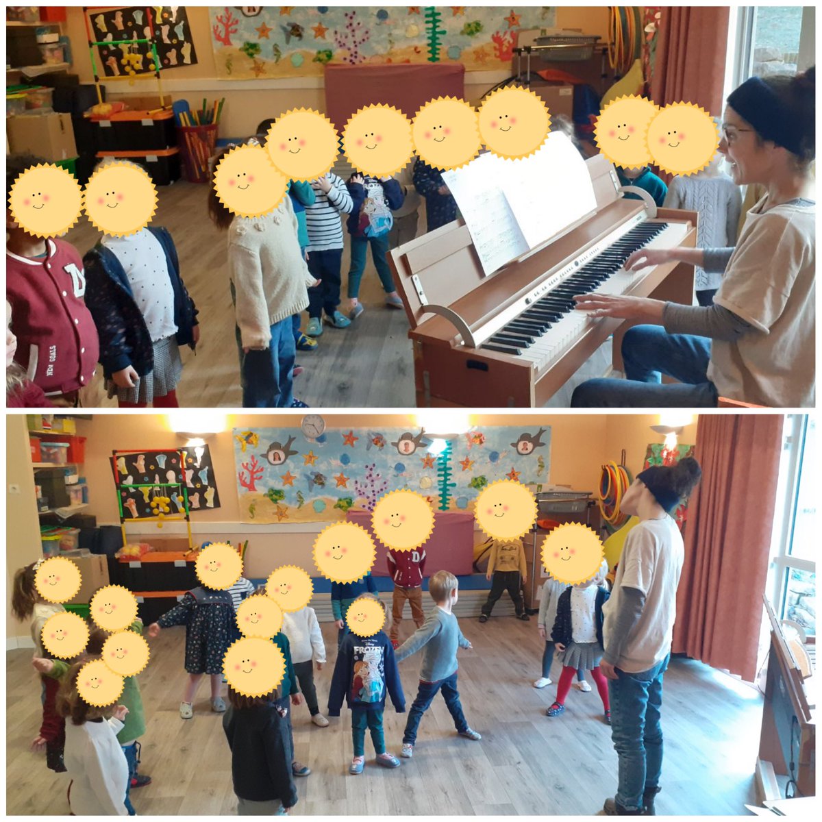 ecole_millay's tweet photo. #edmu Maren Gamper, artiste pianiste est venue à l’école pour travailler avec les classes de  PS MS et GS CP.
Un merveilleux moment musical sur le thème de la nature… https://t.co/b7Aa7Mdk1i