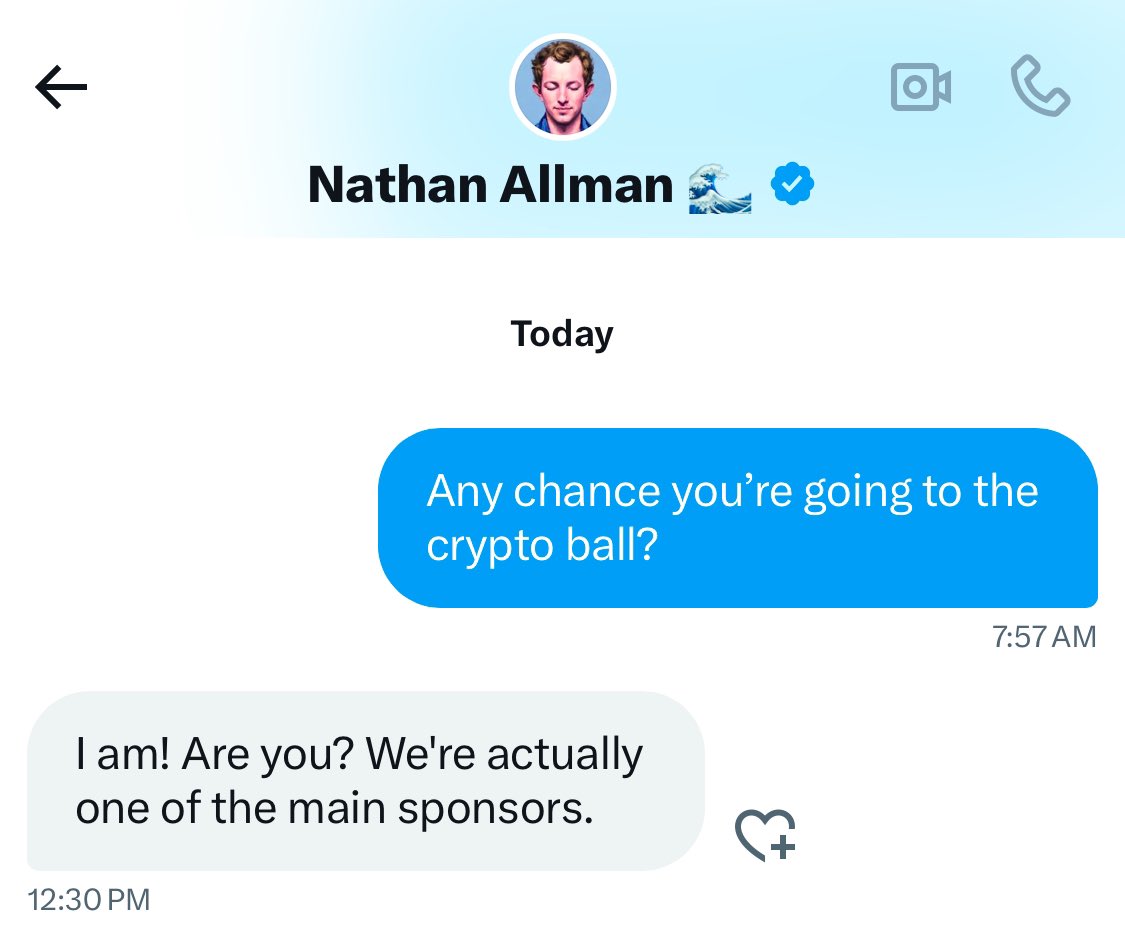 🚨🚨🚨🚨 $Ondo one of the main sponsors of the crypto ball straight from  the CEO himself!
