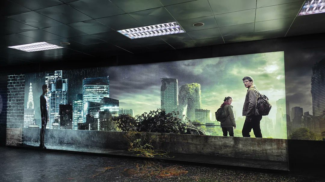 DomTheBomb's tweet photo. The Last of Us HBO Season 2 Ads in the Bangkok subway 🔥🌿 https://t.co/CSLEqkSJE4