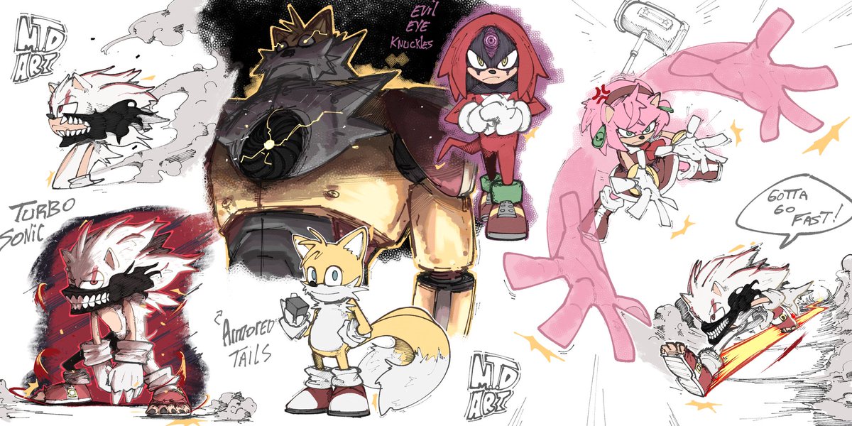 Team Sonic x dandadan ✨