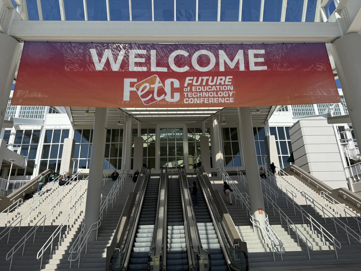 Day 1 <a href="/fetc/">FETC</a> is packed with big names in edtech—Google, Apple, Microsoft, Adobe, Lenovo, and more. Excited to see what’s ahead this week.