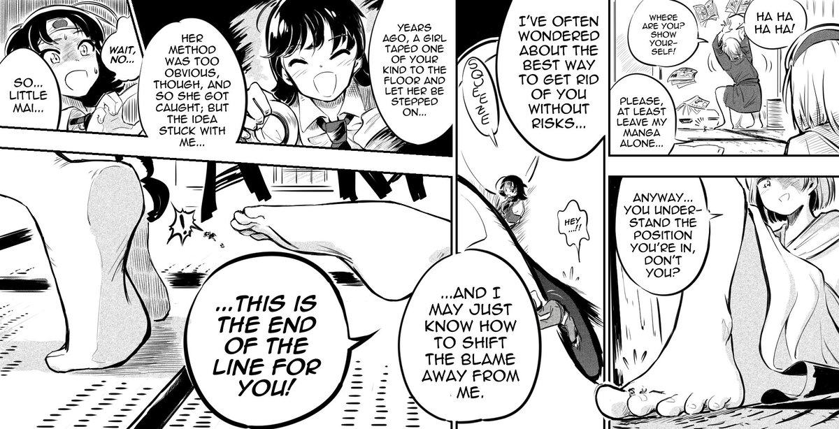 So this is how she plans on doing it without anyone becoming suspicious of her... 🚑🚑🚑🚑 Here's part four of the episode I started uploading yesterday: keep checking my page not to miss the next parts! #tiny #giantess #SizeTwitter #HalfInchHigh