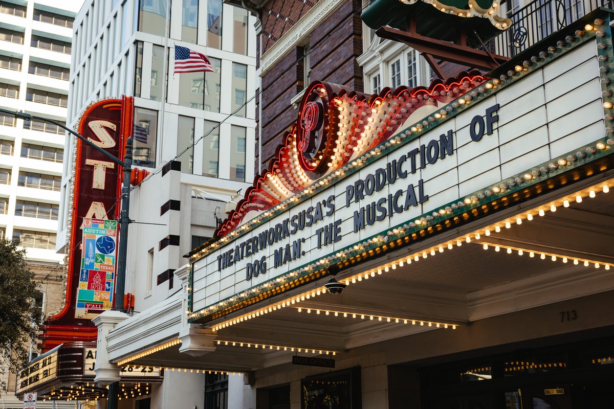 Knocked it out of the (dog) park! 🐶🎶 Over 8,000 people have come to our theatre for Dog Man: The Musical as part of <a href="/ParamountEDUATX/">Paramount Education</a> Family Series and Field Trips!

📸: <a href="/RachelParkerPix/">Rachel Parker</a>