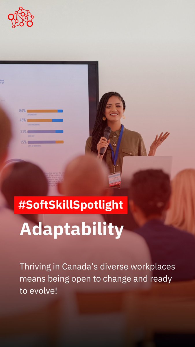 In Canada’s diverse workplaces, success comes from embracing change and evolving with new challenges. 

👉Sign up to get access to advanced networking, live career workshops, mentorship and so much more.

immigrantnetworks.com/immigrant-netw…

Networking to get working 💪