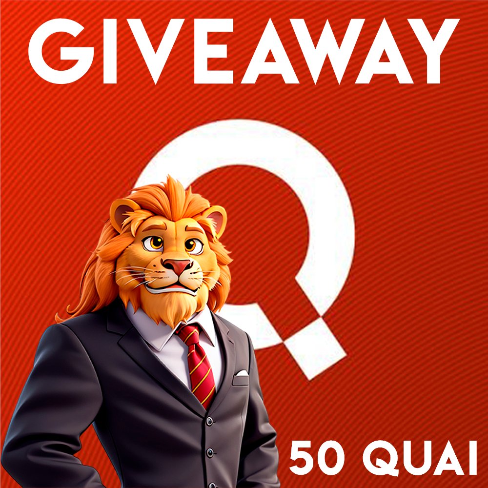 Giveaway 50 Quai test tokens for 5 subscribers, for Golden Age Commemorative NFT mint from <a href="/QuaiNetwork/">Quai Network ⚡️💵</a> 

1️⃣ Complete tasks on Questn app.questn.com/quest/99357019…
2️⃣ In the comments write your <a href="/PelagusWallet/">Pelagus Wallet ⛵</a> wallet 

You have 30 minutes ⏰
