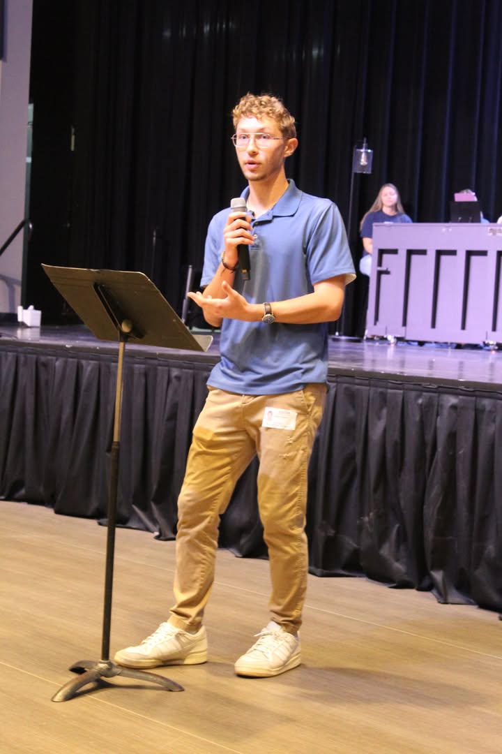 Master's Academy graduate Josh Harlan shared in chapel, "Master's Academy offers a powerful education, especially in critical writing. As a college student, I now write papers confidently thanks to the excellent coaching and training I received in writing and communication."