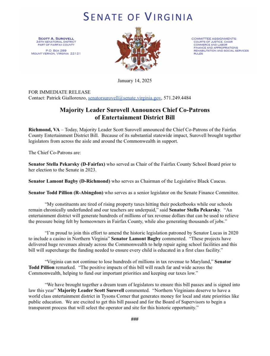 Senator Scott Surovell - ssurovell.bsky.social tweet media